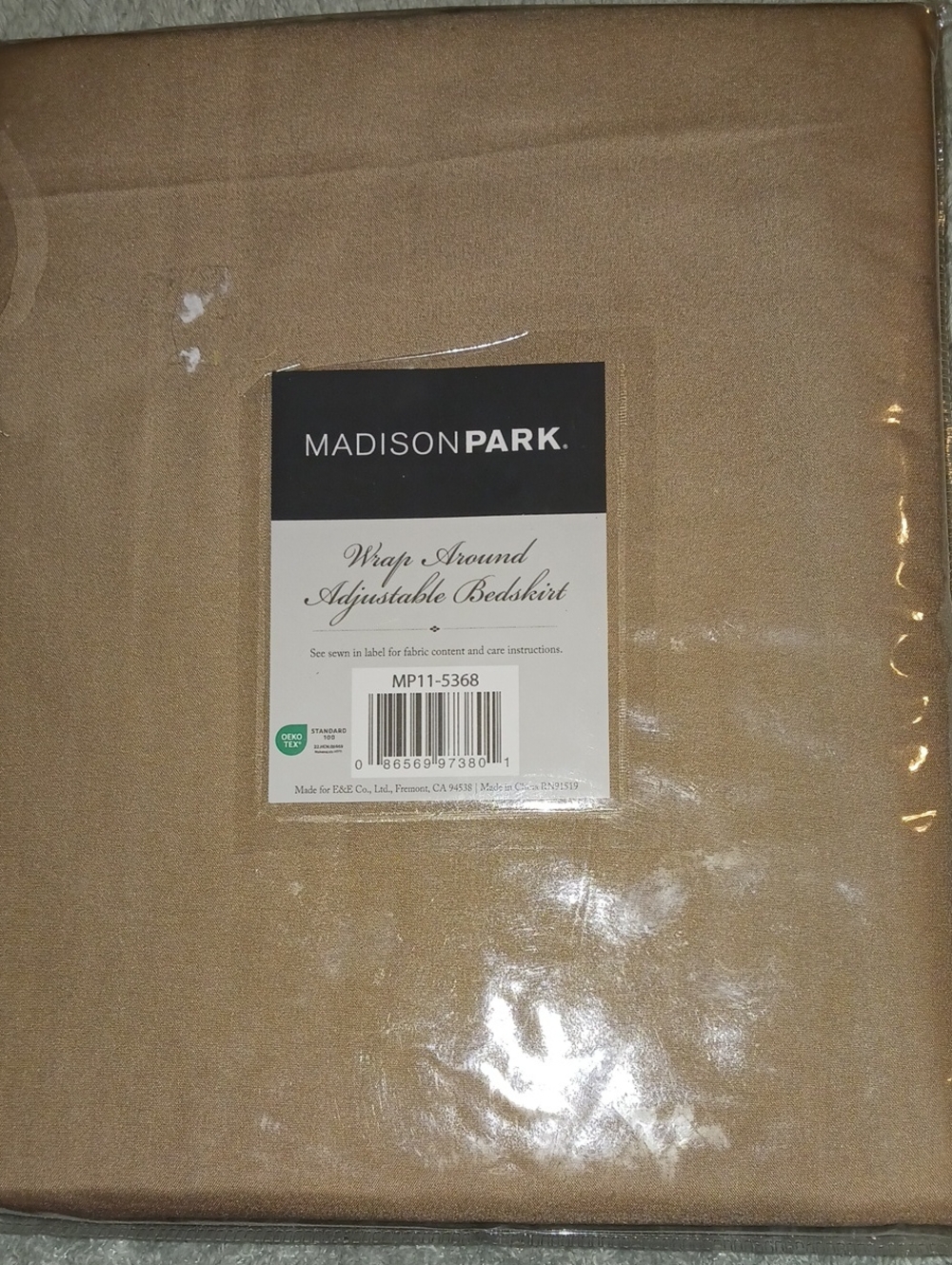 Slightly Damaged Original Packaging Madison Park Wrap Around Adjustable Bedskirt